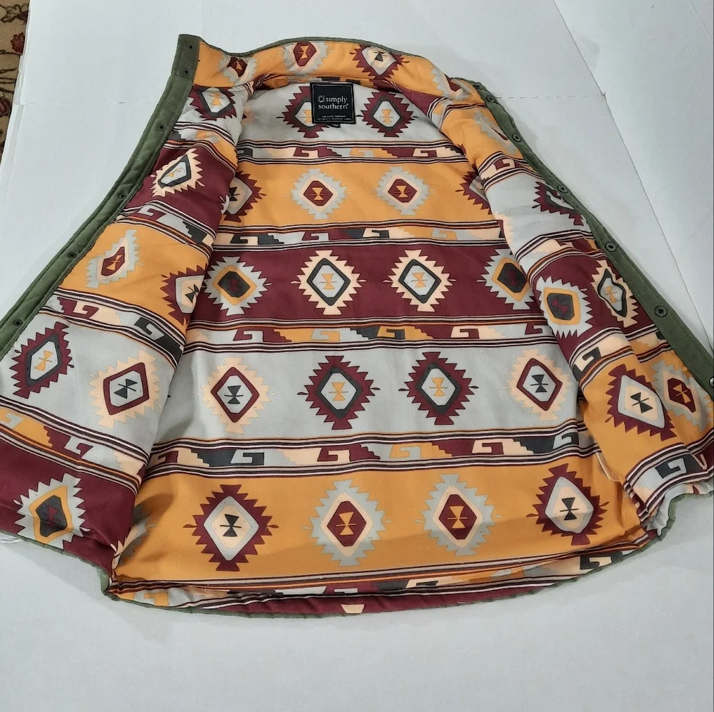 Simply Southern Washington Aztec Quilted Vest